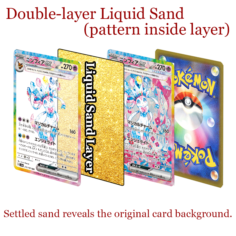 Espeon-EX Card Quicksand Keychain