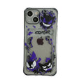 Cute Gengar Pikachu Card Pocket Phone Case For iPhone